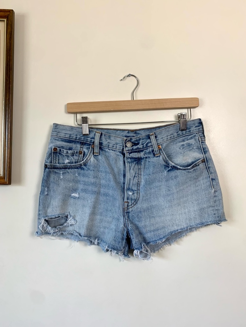 Levi’s 501 Distressed Cut Off Shorts 100% Cotton